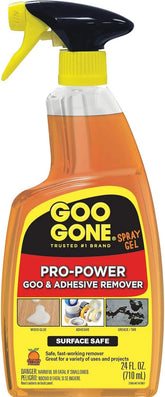 Goo Gone Pro-Power Spray Gel - 24 Ounce - Surface Safe, Great Cleaner, No Harsh Odors, Removes Stickers, Can Be Used On Tools