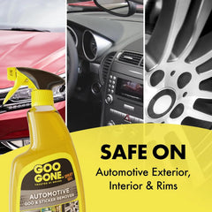 Goo Gone Automotive Cleaner - 24 Ounce - Bumper Stickers, Gum, Bird Droppings, Tree Sap, Spray Paint, Brake Dust and Asphalt