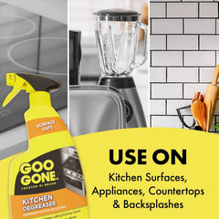 Goo Gone Degreaser - Removes Kitchen Grease, Grime and Baked-on Food - 14 Fl. Oz. - 2047